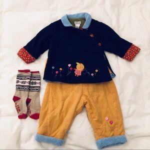 Cozy winter Catimini Jacket and Pant set
